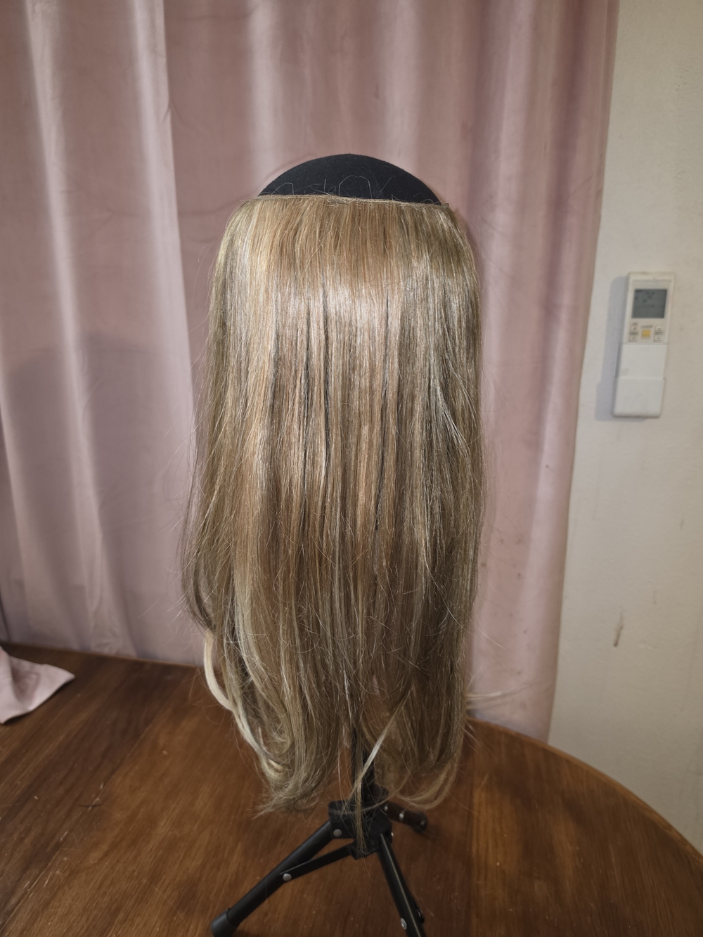 Women's Long Straight Halo Extension In Golden Blonde